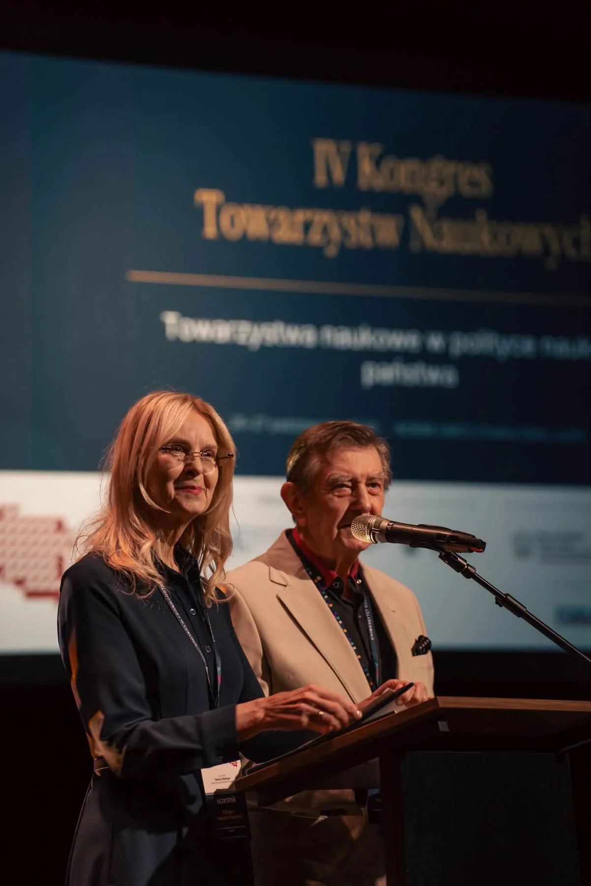 Prelegenci podczas paneli dyskusyjnych Kongresu