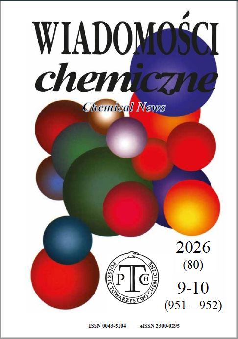 Okładka zeszytu 9-10 (2026) Wiadomości Chemicznych